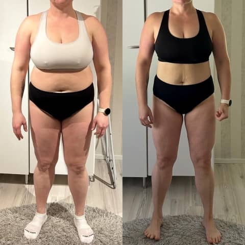 Asiakkaan saavuttama muutos valmennuksen aikana