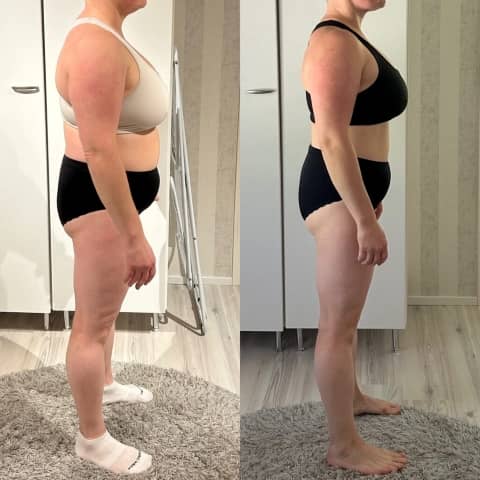 Asiakkaan saavuttama muutos valmennuksen aikana