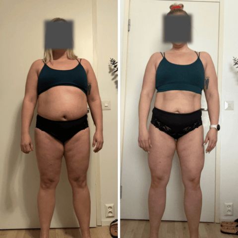 Asiakkaan saavuttama muutos valmennuksen aikana